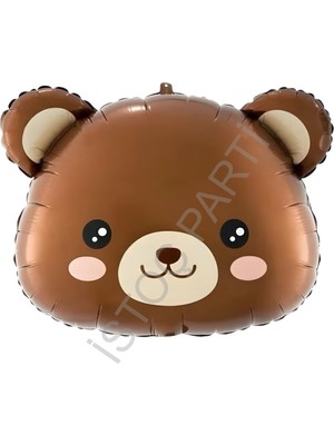 İstoç Parti Istoç Parti Ayı Kafa Figürlü Folyo Balon