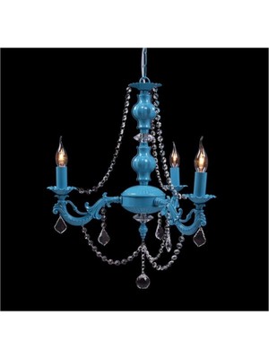 Normadia Turkuaz Mavi 3'lü Avize, Şık ve Modern Aydınlatma Tasarımı