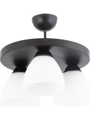 Normadia Modern Yuvarlak Siyah Spor Avize, Şık ve Güncel Tasarım