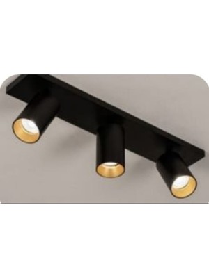 Normadia Modern 3’lü LED Avize ve Aplik 60 Cm, Gün Işığı LED Ampullü