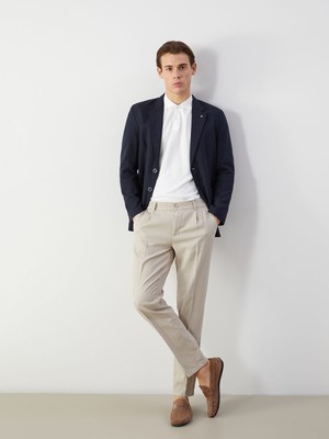 Lc Waikiki Yeni Sezon Standart Kalıp Keten Görünümlü Erkek Pantolon