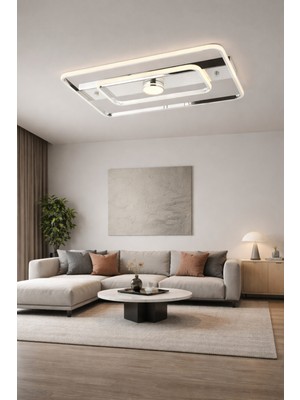Normadia Modern LED Avize, 3 Renk Işık, Şık Dekoratif Aydınlatma, 60’lı Paket