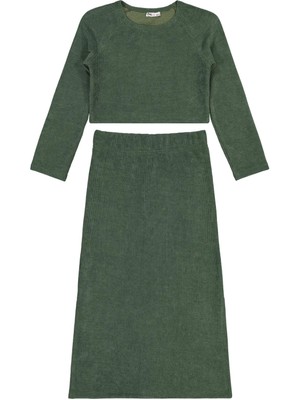 Civil Girls 10-13 Yaş Takım - Haki 12-13 Yaş