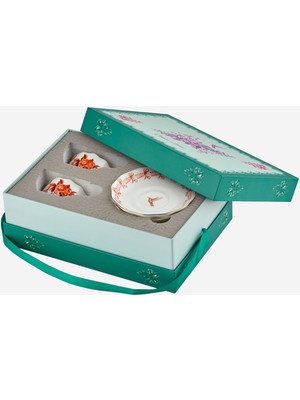 Chiara Alessi Primavera Turuncu Porselen Kahve Fincan Seti 100 ml