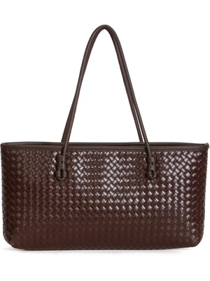 Adelina Bags Kadın Örgülü Tote El ve Omuz Çantası