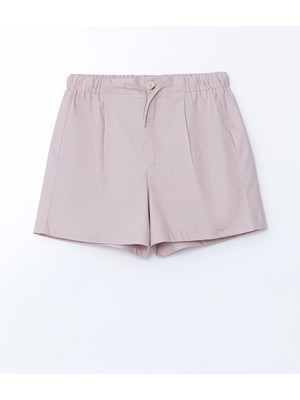 Lc Waikiki Yeni Sezon Beli Lastikli Kız Çocuk Şort