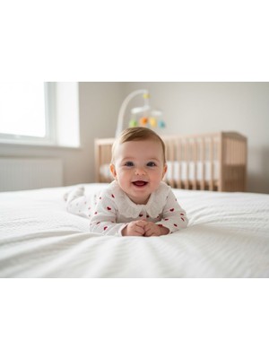 Buufuu Kız Bebek Takım Uzun Kollu Fisto Yakalı Pamuklu 0-6 Aylık