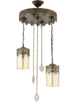 Normadia Rustik Eskitme Sarkıt Avize Seti, Salon, Mutfak ve Yatak Odası Için