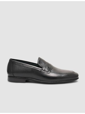 Cabani %100 Hakiki Deri Siyah Erkek Klasik Loafer