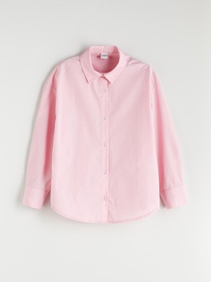 Lc Waikiki Yeni Sezon Basic Uzun Kollu Kız Çocuk Gömlek