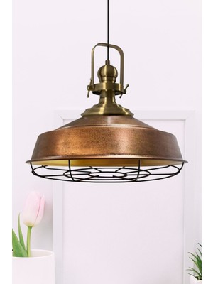 Normadia Şık Eskitme Telli Avize, Sarkıt Lamba, Salona ve Mutfaklara Zarif Aydınlatma