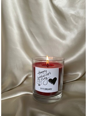 MumKusag Kırmızı Romantik Sevgililer Günü Mumu - El Yapımı & 2 Adet Hediye Mumlu