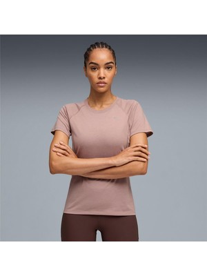 Puma Run Velocity TriBlend Kadın Krem Koşu T-Shirt.88