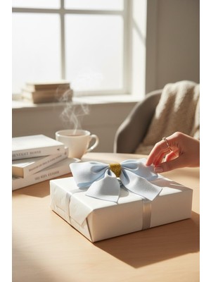 Cadde Süs Fiyonk Hazır Simli Eva Fiyonk 25 cm x 25 cm