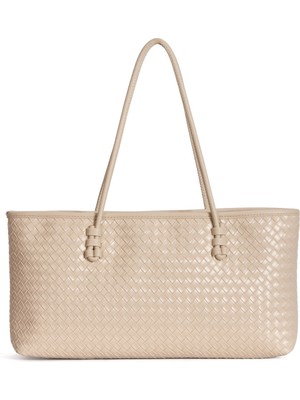 Adelina Bags Kadın Örgülü Tote El ve Omuz Çantası