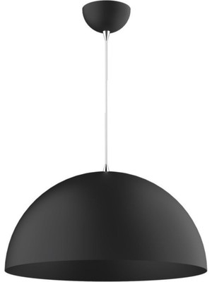 Normadia Rustik Siyah Metal Sarkıt Avize, Çocuk Odası ve Mutfak Dekoru, 40CM