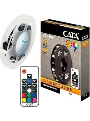 Cata Kumandalı Rgb Şerit LED 5mt. CT-4566