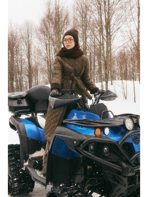 HE-QA Uzun Kapitone Mont Koyu Haki