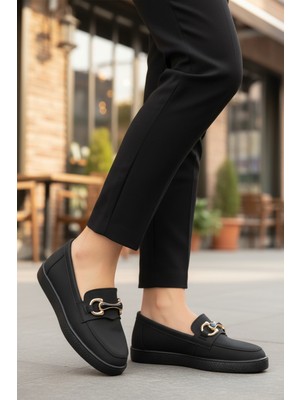Ayakmod B-04 Z Siyah Kadın Günlük Ayakkabı