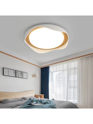 Normadia Modern 52 cm Büyük Boy Plafonyer LED Avize, 3 Renk Seçenekli