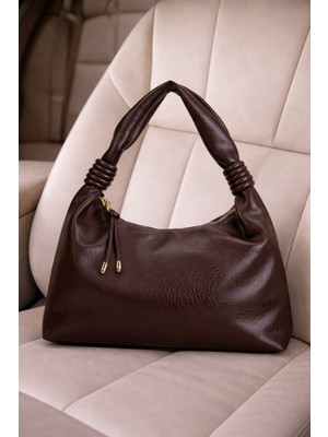 Adelina Bags Kadın Yumuşak Dokulu Hobo El Kol ve Omuz Çantası