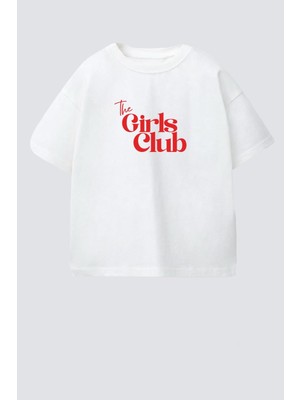 Monila Kız Çocuk Pamuklu Bisiklet Yaka Baskılı T-Shirt