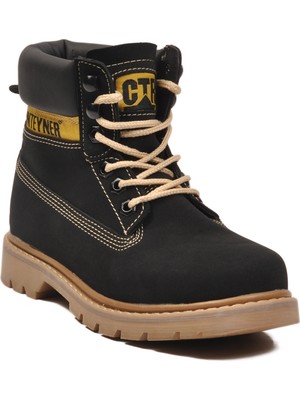Conteyner 922 Kaymaz Taban Siyah Nubuk Unisex Bot