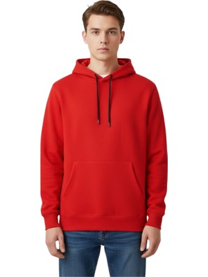 Yyz Store Kırmızı Kapüşonlu Sweatshirt