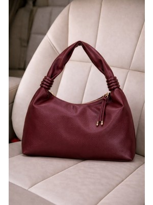 Adelina Bags Kadın Yumuşak Dokulu Hobo El Kol ve Omuz Çantası