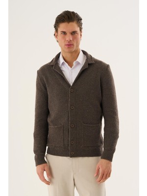 Alexander Gardi Örme Düğmeli Yaka Triko Ceket