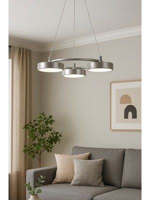 Normadia Modern Beyaz LED Avize ile Şık ve Aydınlık Salon, Yatak Odası, Mutfak Dekoru