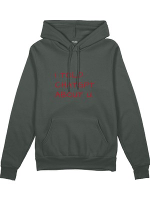 The Lucid Lab I Told Chatgpt About U Oversize Hoodie - Antrasit