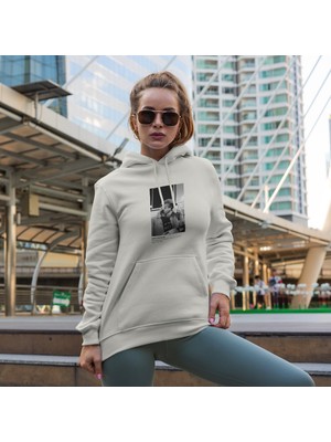 The Lucid Lab Keith Richards Backstage At Madison Square Garden New York 1975 Oversize Hoodie - Beyaz