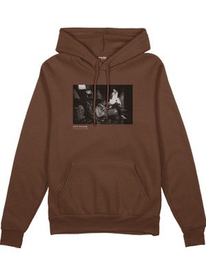 The Lucid Lab Keith Richards Connecticut 1977 Oversize Hoodie - Kahverengi