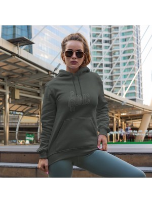 The Lucid Lab I/rconıc Oversize Hoodie - Antrasit