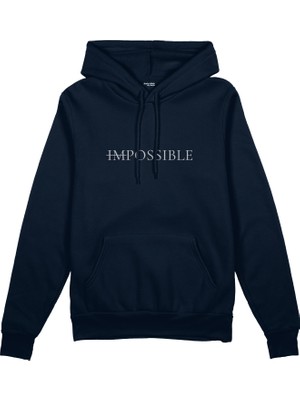 The Lucid Lab Impossıble Oversize Hoodie - Lacivert