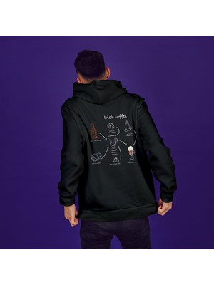 The Lucid Lab Irish Coffee Oversize Hoodie - Siyah