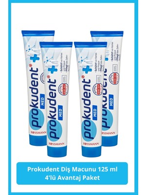 Prokudent Diş Macunu 4X125 ml