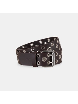 Desa Kadın Kahve Metal Detaylı Deri Kemer