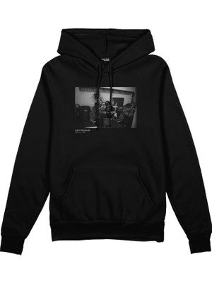 The Lucid Lab Keith Richards Boston 1975 Oversize Hoodie - Siyah