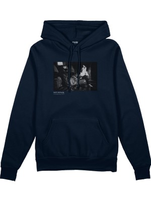 The Lucid Lab Keith Richards Connecticut 1977 Oversize Hoodie - Lacivert