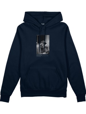 The Lucid Lab Keith Richards Backstage At Madison Square Garden New York 1975 Oversize Hoodie - Lacivert