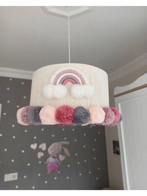 Normadia Özel Tasarım Makrome Avize, Bebek ve Çocuk Odası Için Şık Aydınlatma