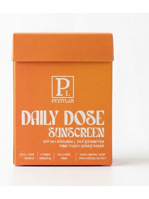 Petitlab Daily Dose SPF50+ Pink Güneş Kremi 15'li Şase Set (45 Ml)