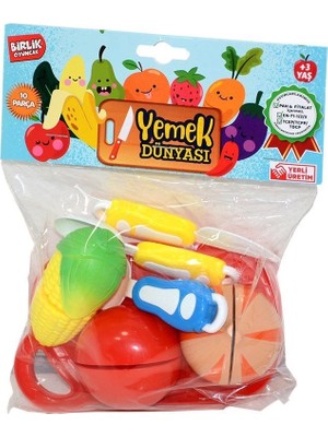 Eco Lounge URT007-PVC-1AB Poşetli Sebze Meyve Kesme Seti