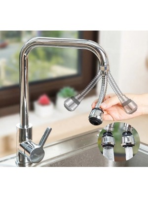 Eco Lounge Hortumlu Esnek Su Tasarruflu 2 Modlu Musluk Başlığı