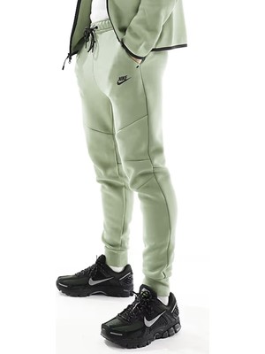 Nike Tech Fleece Slim Fit Men’s Track Jogger Pants Erkek Dar Kesim Eşofman Altı Yeşil
