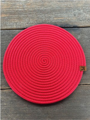 Home İnn Leke Tutmaz Örgü Supla 33 cm Tekli Modern Amerikan Servis Tabak Altlığı