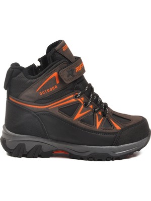 Ayakmod Kahve-Turuncu Çocuk Outdoor Bot 2301 F