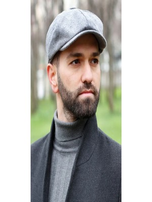 Bay Şapkacı Erkek Peaky Blinders Ingiliz Driver Kasket Antrasit 7404